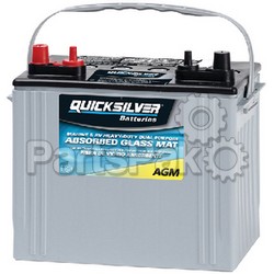 Quicksilver QS8A24M; Battery-Agm Grp24 525Cca 135Rc Replaces Mercury / Mercruiser; LNS-711-QS8A24M