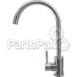 Lippert 719324; Faucet Curved Stainless Steel; LNS-804-719324