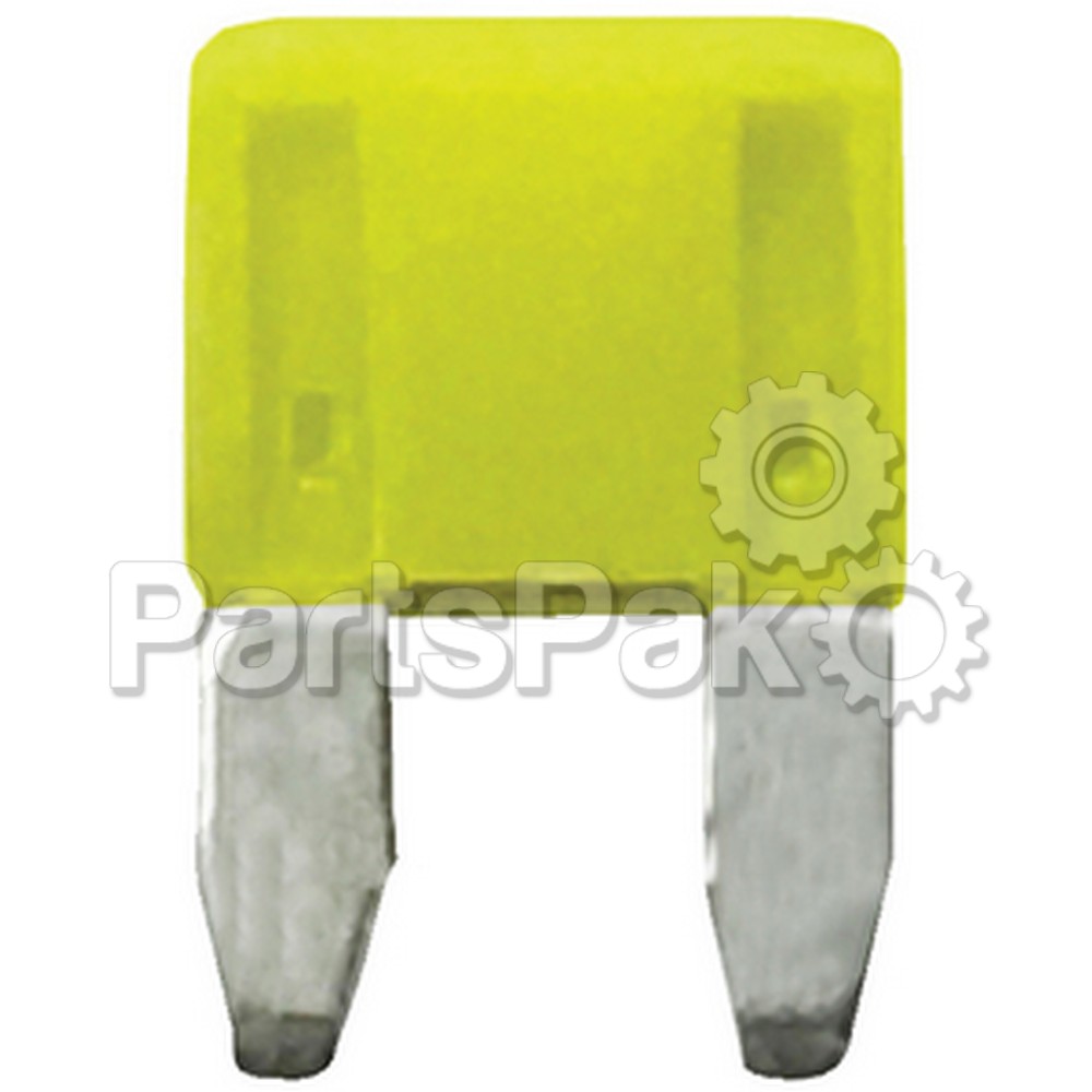 Wirthco 24120; Fuse Atm Mini 20 Amp Yellow 5-Pack