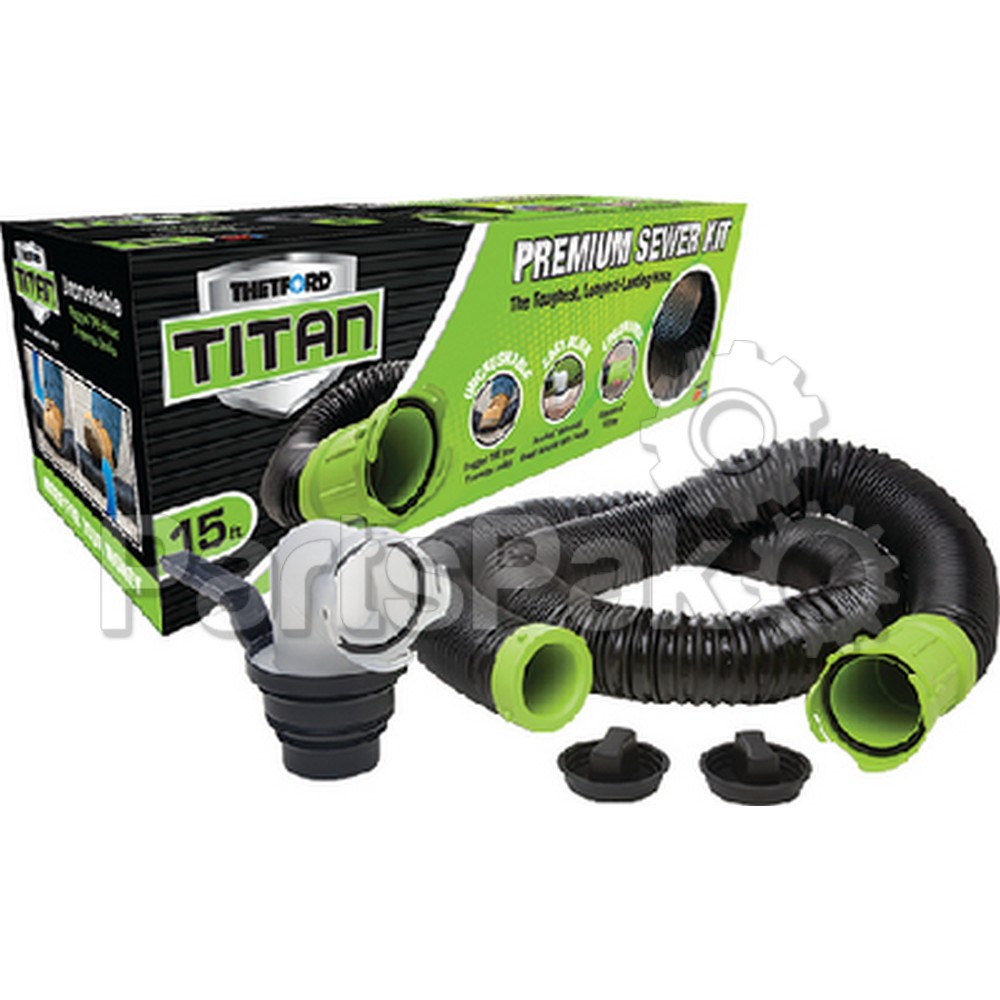 Thetford 17853; Titan Premium Sewer Kit 15-Foot
