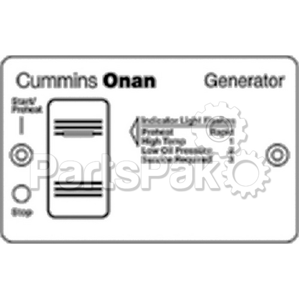 Cummins (Onan Generators) 3004942; Remote Control Switch Only