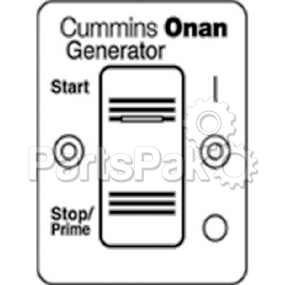 Cummins (Onan Generators) 3005331; Remote Control Switch Only
