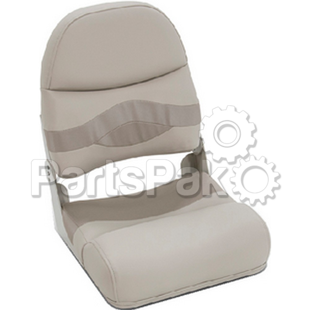 Lippert 650175; Fold Down Seat Pontoon Grey