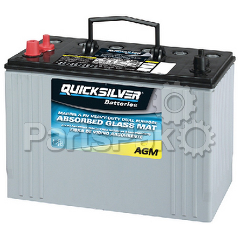Quicksilver QS8A31DTM; Battery-AGM 31 Dt 800Cca 200Rc Replaces Mercury / Mercruiser (Non-Spillable)(UPS Ground Shipping Only)
