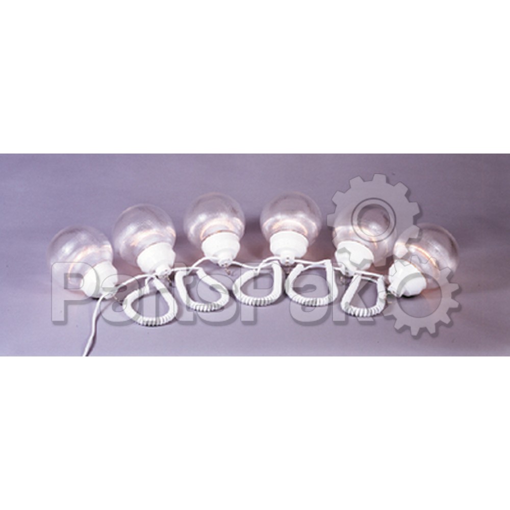 Polymer Products 162217404; White Fixture/ Clear Prism Globe