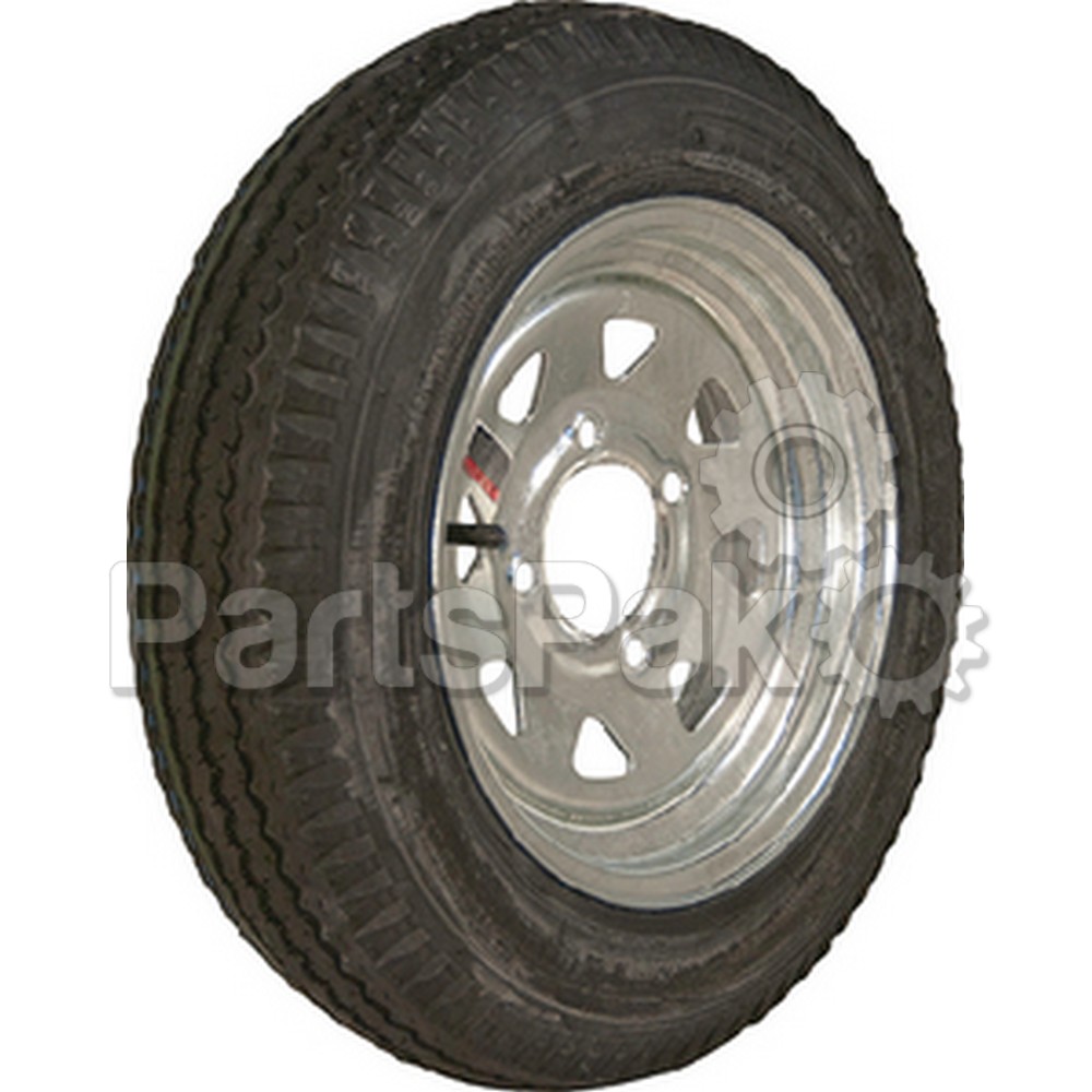 Loadstar 31202; St145/ R12 D/5H Spoke Galvanized Tire & Wheel
