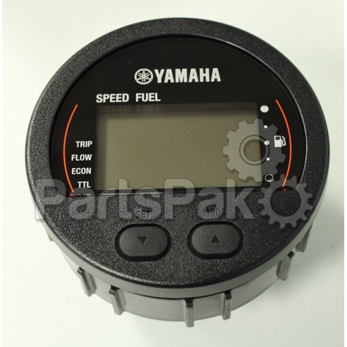 Yamaha 6Y8-83500-21-00 Speedometer and Fuel Management Meter, Round; New # 6Y8-83500-22-00