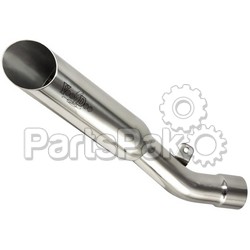 Voodoo VEZX636L3P; Single Shorty Slip-On Exhaust Polished; 2-WPS-12-8056P
