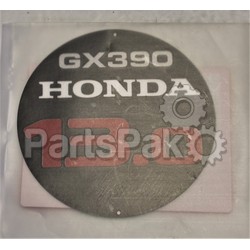 Honda 87521-ZF6-W02 Emblem (Gx390 13.0); 87521ZF6W02