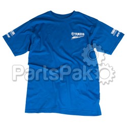 Yamaha CRP-20TYR-BL-SM Tee Shirt T-Shirt, Short-Sleeve Yamaha Racing Blue Small; CRP20TYRBLSM