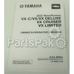 Yamaha LIT-18626-13-43 My22 Vx Series Owners Manual; LIT186261343