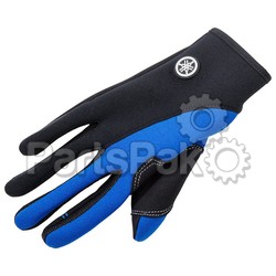 Yamaha MAR-15GFF-BL-LG Gloves, Full Finger Blue Large; MAR15GFFBLLG; YAM-MAR-15GFF-BL-LG