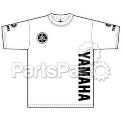 Yamaha MAR-20SRS-WH-LG Ride Shirt, Mens Yamaha White Large; MAR20SRSWHLG