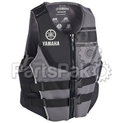 Yamaha MAR-20VNE-BK-XL Pfd Life Jacket, Mens Yamaha Neoprene Black XL; MAR20VNEBKXL; YAM-MAR-20VNE-BK-XL