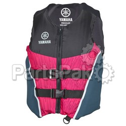Yamaha MAW-19NNC-PK-LG Pfd Life Jacket Vest, Yamaha Neoprene/Nylon Combo Pink; MAW19NNCPKLG