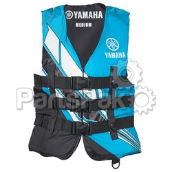 Yamaha MAW-19V3B-BL-3X Pfd Life Jacket Vest, Yamaha Value Nylon Blue 3X; MAW19V3BBL3X