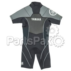 Yamaha MAY-19NST-BK-SM Wetsuit, Yamaha Shorty Youth Black Small; MAY19NSTBKSM