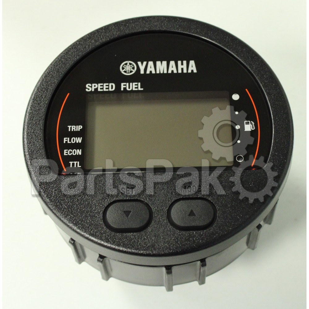 Yamaha 6Y8-83500-20-00 Speedometer and Fuel Management Meter, Round; New # 6Y8-83500-22-00