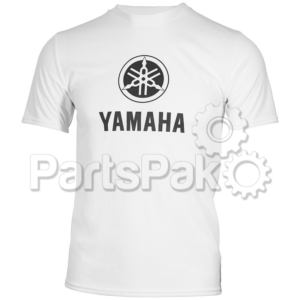 Yamaha MAR-15SRS-WH-LG Ride Shirt-Yamaha White Large; MAR15SRSWHLG