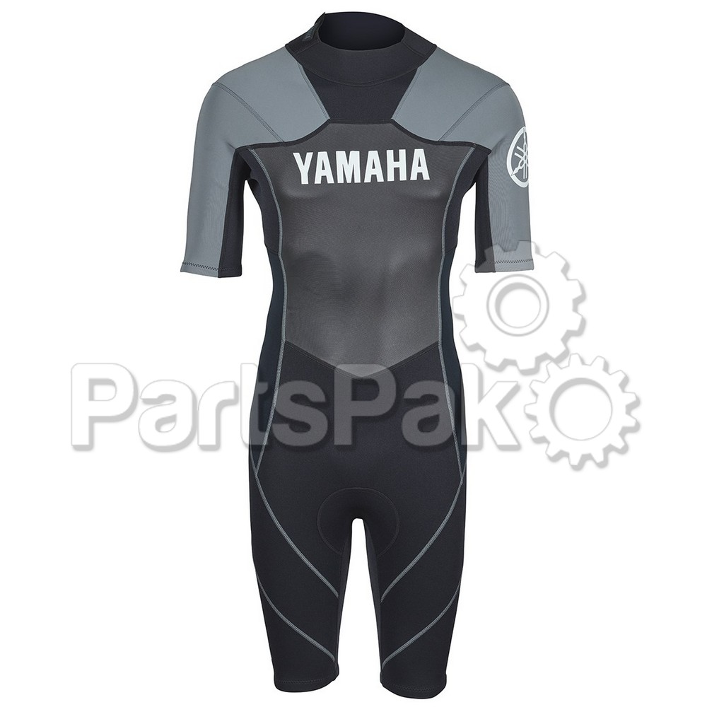 Yamaha MAR-19NST-BK-LG Wetsuit, Yamaha Shorty Black Large; MAR19NSTBKLG
