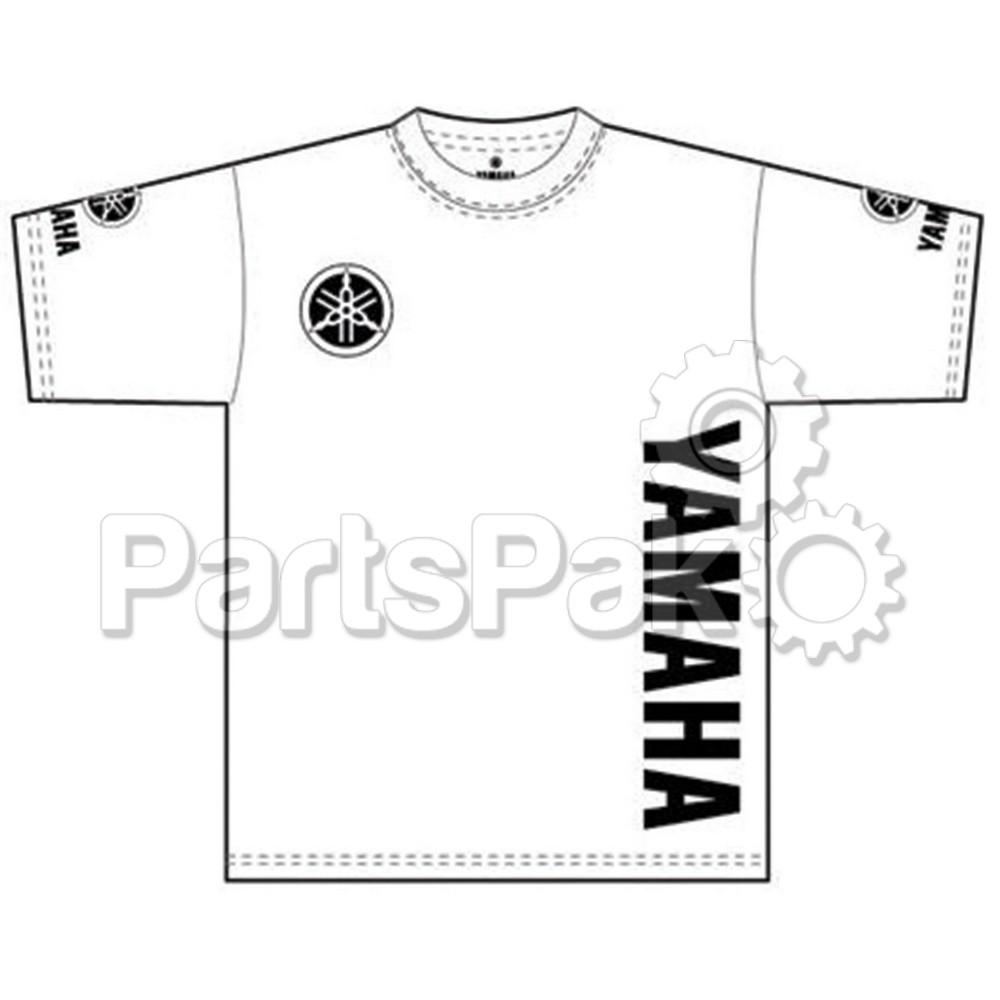 Yamaha MAR-20SRS-WH-2X Ride Shirt, Mens Yamaha White 2X; MAR20SRSWH2X