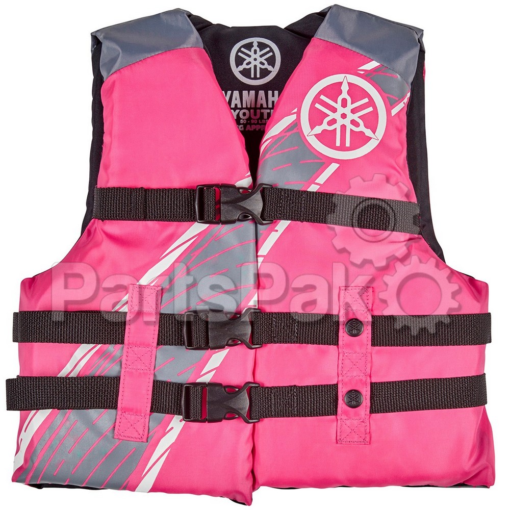 Yamaha MAY-16V3B-PK-YT Life Jacket-Youth Nylon Pink; MAY16V3BPKYT