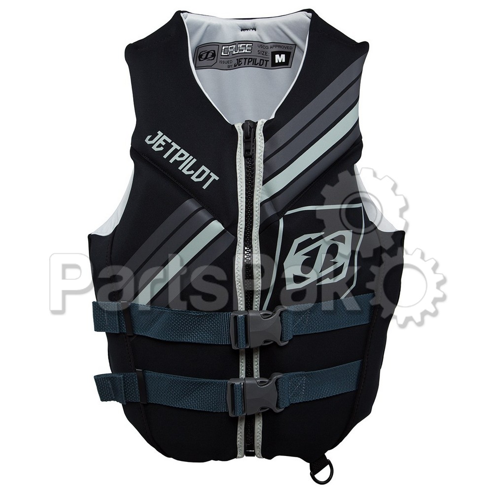 Yamaha WJP-19234-BK-XS Pfd Life Jacket Vest, Jp Cause Neoprene Black/Gray Xs; WJP19234BKXS