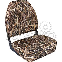 Wise Seats 8WD617PLS-728; Camouflage High-Back Fold-Down Seat Big Man Shadow Grass