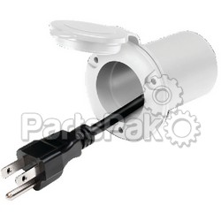 ProMariner 51310; Univeral Ac Plug Holder+ White; LNS-175-51310