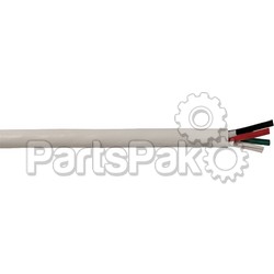 Cobra Wire & Cable B6W10T30100FT; Multi-Conductor Tinned Copper Cable, 10/3Tc White (Bgw) Round Ul Boat 1
