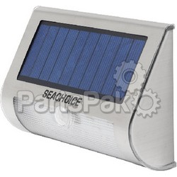 SeaChoice 03703; Stainless Steel Solar Dock Lights Side Mount Led