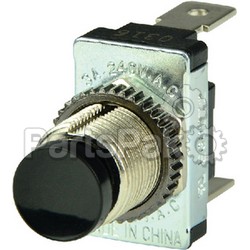 BEP 1001402; Push Button Switch Spst Off-(On) Black, Momentary Contact Switch
