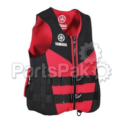 Yamaha MAR-21HAN-RD-2L PFD Life Jacket Vest, Yamaha Neoprene Handles Red Xl/2X; MAR21HANRD2L