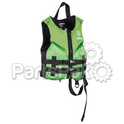 Yamaha MAY-21VNE-GN-CH PFD Life Jacket Vest, Child Yamaha Neoprene Green; MAY21VNEGNCH