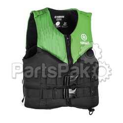 Yamaha MAY-21VNE-GN-YT PFD Life Jacket Vest, Youth Yamaha Neoprene Green; MAY21VNEGNYT