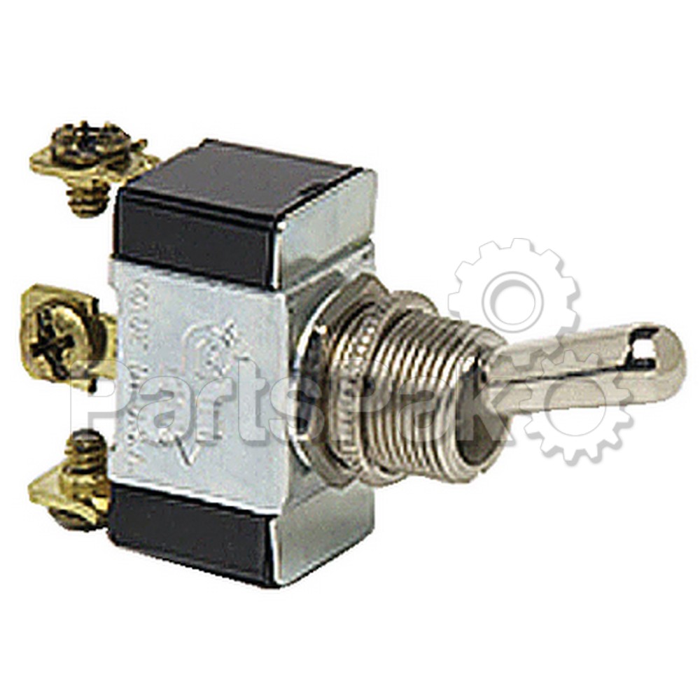 Cole Hersee 55088-BP; Heavy-Duty Single Pole Toggle Switch 3-Position Spdt