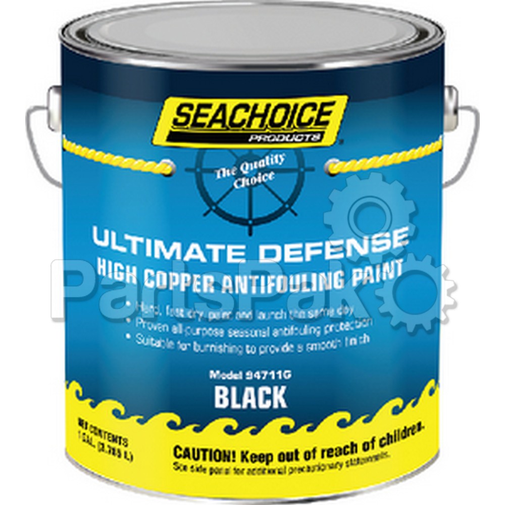 SeaChoice 94711G; Ultimate Defense High Copper Antifouling Paint Black