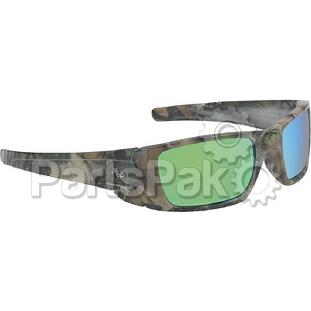 Yachters Choice 505-43293; Polarized Sunglasses Cubera Camo Green Mirror