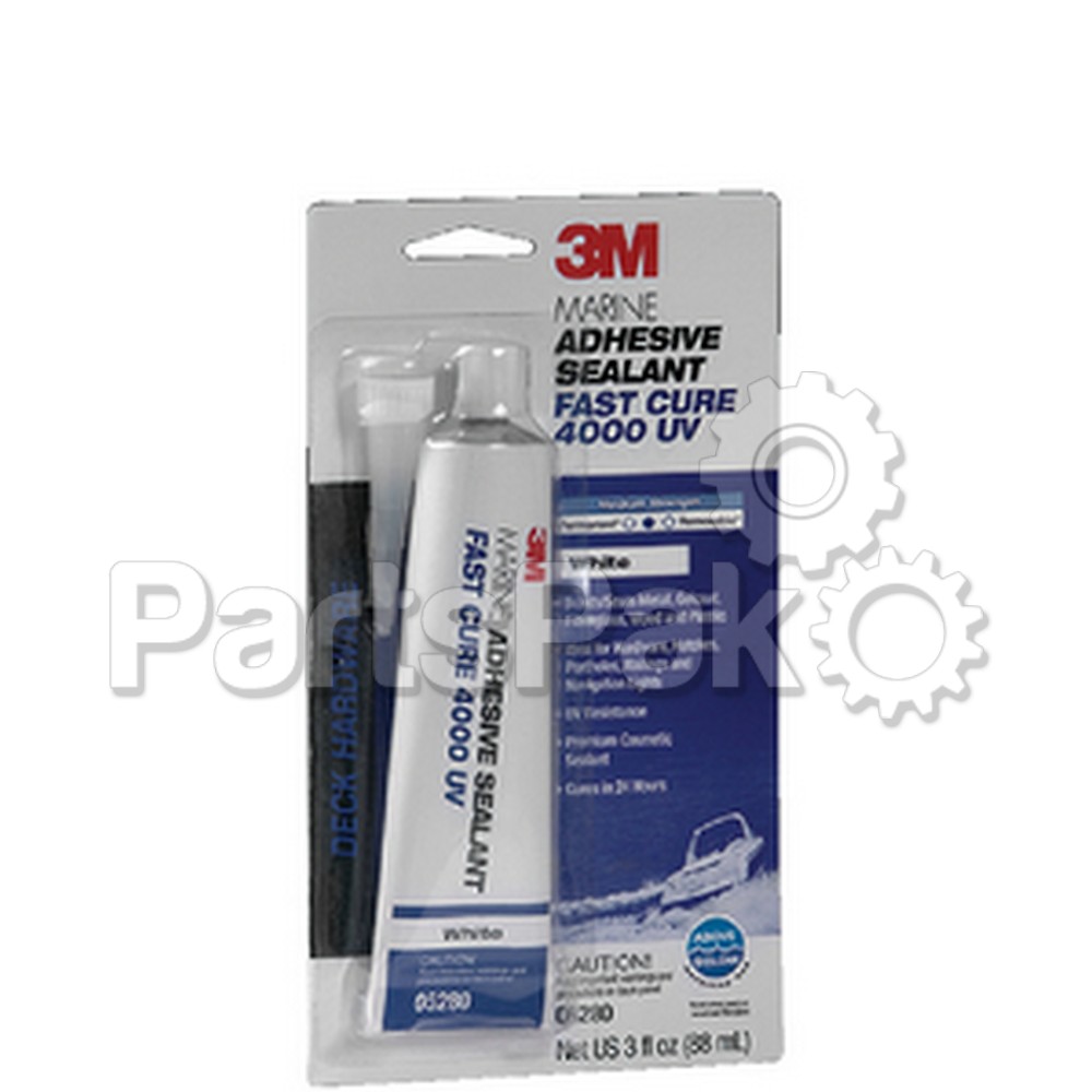 3M 14345; Fast Cure 4000 UV Marine Adhesive Sealant Black 3-Oz