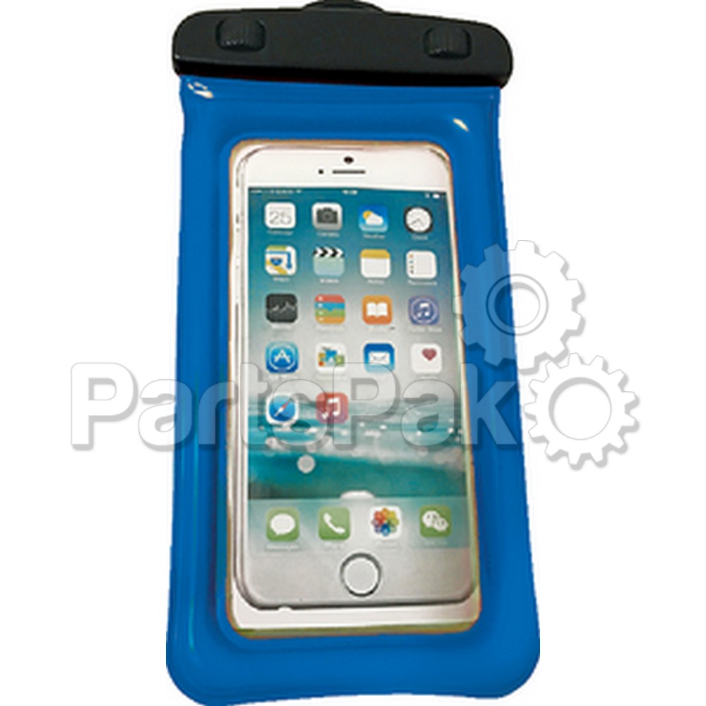 WOW World of Watersports 18-5000B; Case Waterproof Phone Holder 4-Inch X 8-Inch Blue