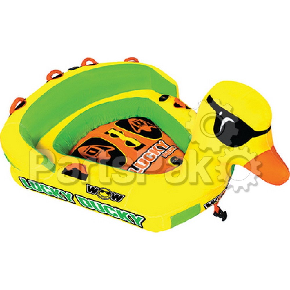 WOW World of Watersports 19-1040; Towable Lucky Ducky 2-Person Tube