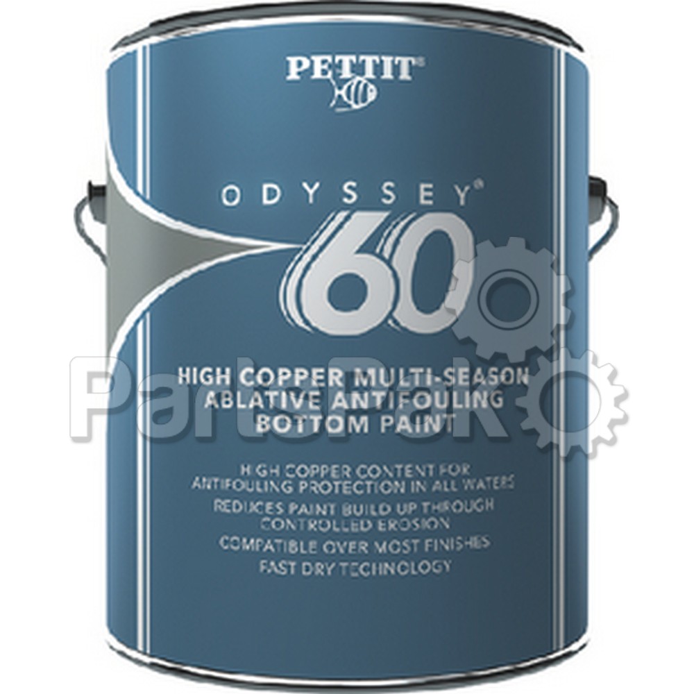 Pettit 1126506; Odyssey 60 Blue Gallon Ablative Antifouling Bottom Paint