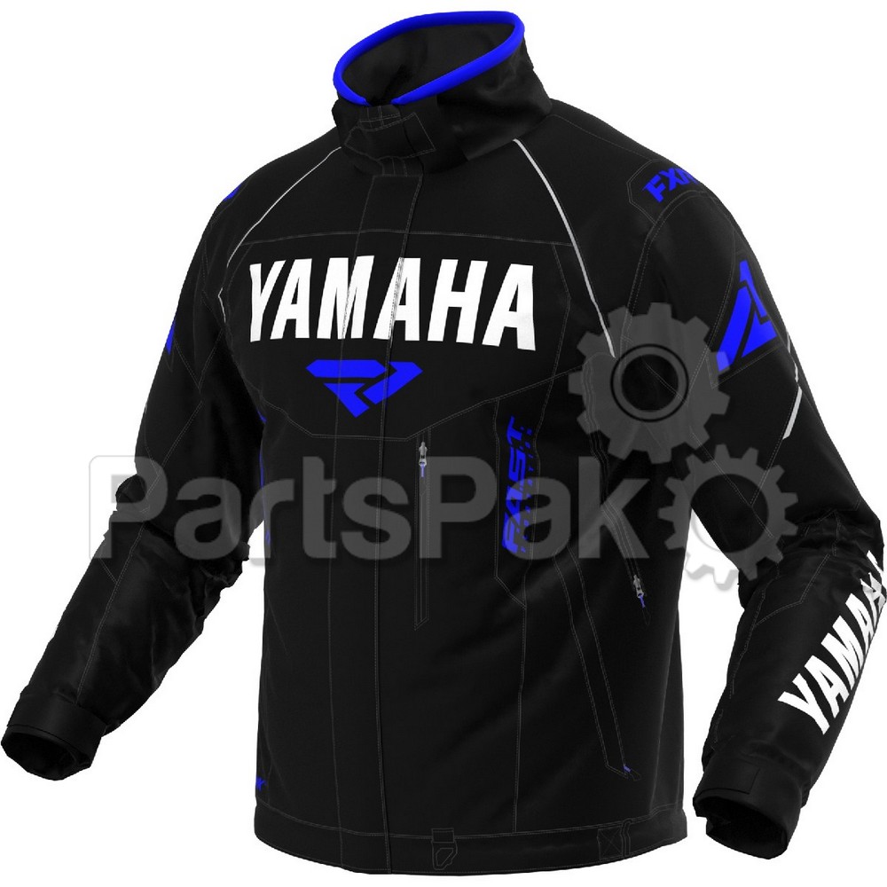 Yamaha 220-01414-49-07 Jacket, Mens Yamaha Octane Black/Blue Small; 220014144907