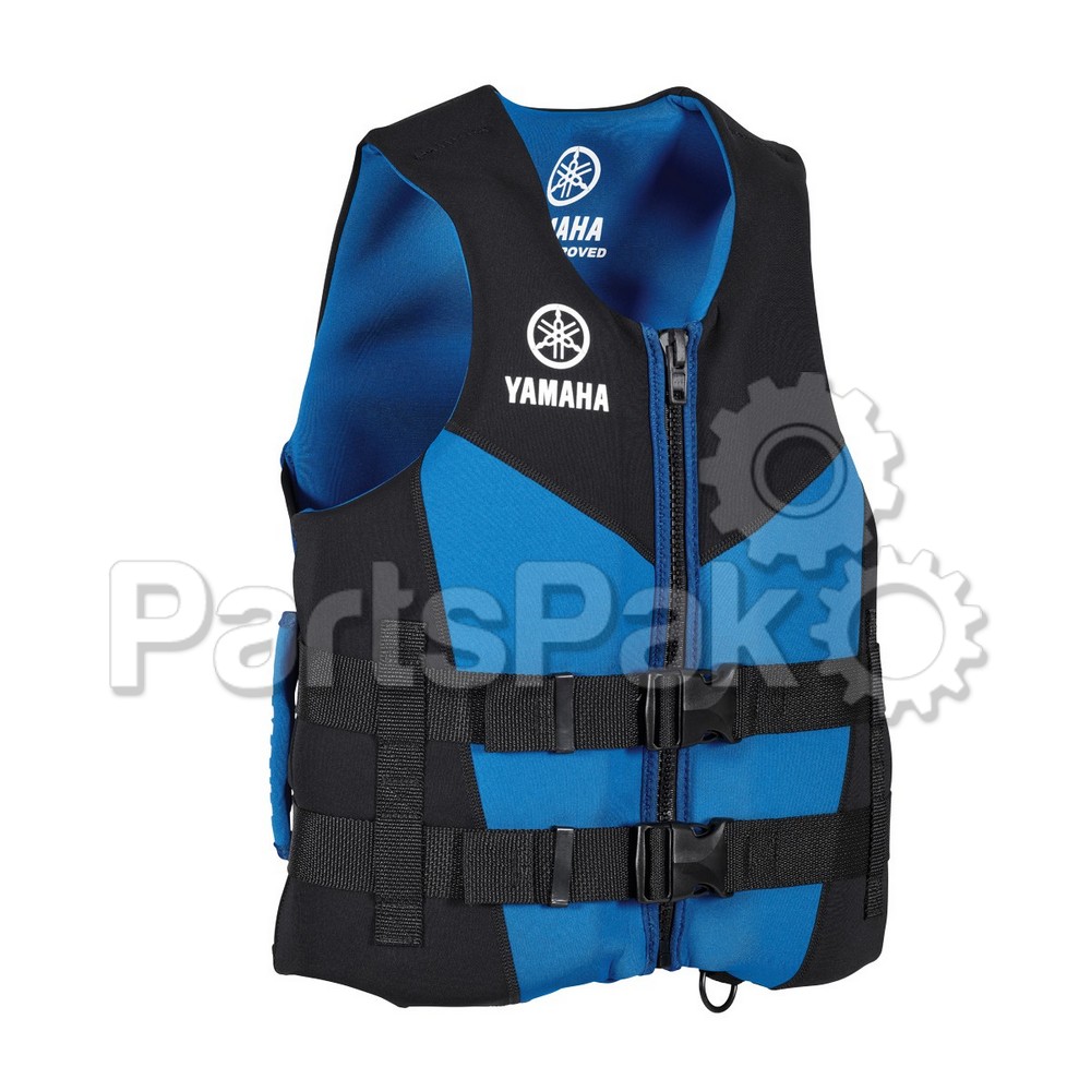 Yamaha MAR-21HAN-BL-SX PFD Life Jacket Vest, Yamaha Neoprene Handles Blue Xs/Small; MAR21HANBLSX