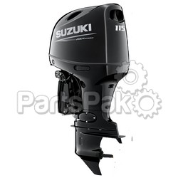 Suzuki DF115BTGXZ5 115-hp 4-Stroke Outboard Boat Motor, Nebular Black, 25-inch Shaft, Power Trim & Tilt, Counter Rotation (Left) Gearcase, (Requires Suzuki Precision Controls)