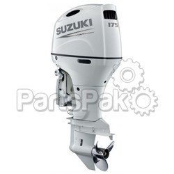 Suzuki DF175ATXW5 175-hp 4-Stroke Outboard Boat Motor, White, 25-inch Shaft, Power Trim & Tilt, Standard Rotation (Right) Gearcase, (Requires Remote Mechanical Controls)