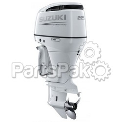 Suzuki DF225TXW5 225-hp 4-Stroke Outboard Boat Motor, White, 25-inch Shaft, Power Trim & Tilt, Standard Rotation (Right) Gearcase, (Requires Remote Mechanical Controls)