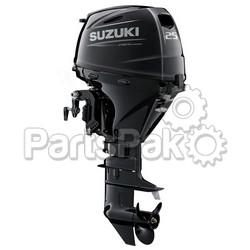 Suzuki DF25ATL5 25-hp 4-Stroke Outboard Boat Motor, Nebular Black, 20-inch Shaft, Power Trim & Tilt, & Propeller (Requires Remote Mechanical Controls)