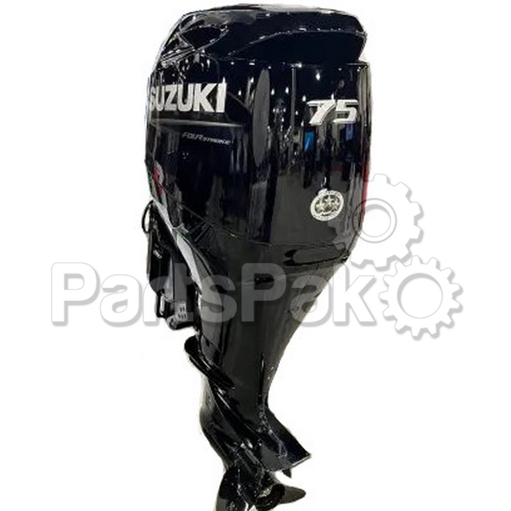 Suzuki DF75ATL5 75-hp 4-Stroke Outboard Boat Motor, Nebular Black, 20-inch Shaft, Power Trim & Tilt, Standard Rotation (Right) Gearcase, (Requires Remote Mechanical Controls)