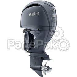 Yamaha F300ECB F300 300 hp 4.2L V6 Offshore Gray Outboard Boat Motor Without Integrated Digital Electric Steering (Standard Rotation 35